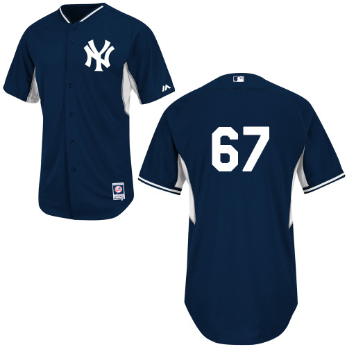 Jose Pirela #67 MLB Jersey-New York Yankees Men's Authentic Navy Cool Base BP Baseball Jersey